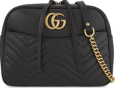 black quilted gucci purse